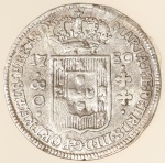 Moeda do Brasil: 80 Réis 1780 (L) - Coroa Baixa - Al P301 - Prata - Sob