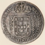 Moeda do Brasil: 160 Réis 1779 (L) - Coroa Baixa - Al P307 - Prata - Sob-