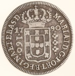 Moeda do Brasil: 160 Réis 1790 - Prata 