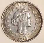 Moeda do Brasil: 2000 Réis 1913 - Al P708 - Estrelas Soltas - Prata - Sob+