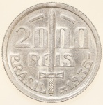 Moeda do Brasil: 2000 Réis 1935 - Flor de Cunho 