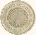 Moeda do Brasil: 100 Réis 1895 - Niquel