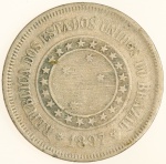 Moeda do Brasil: 100 Réis 1897 - Niquel