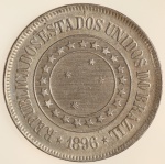 Moeda do Brasil: 200 Réis 1896 - Soberba / Flor de Cunho 