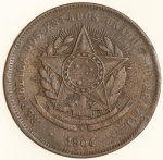 Moeda do Brasil: 20 Réis 1904 - Bronze