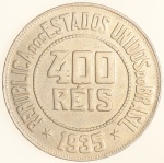 Moeda do Brasil: 400 Réis 1935 - Soberba / Flor de Cunho 