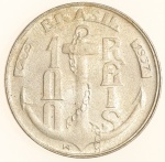 Moeda do Brasil: 100 Réis 1937 - Flor de Cunho 