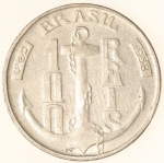 Moeda do Brasil: 100 Réis 1938 - Flor de Cunho 