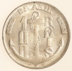 Moeda do Brasil: 100 Réis 1938 - Flor de Cunho 