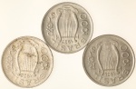Moeda do Brasil: Lote contendo 3 moedas de 300 Réis - 1936 , 1937 e 1938