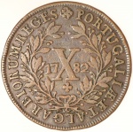Moeda de Portugal: X Réis 1782  - Cobre
