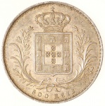 Moeda de Portugal: 500 Réis 1888  - Prata