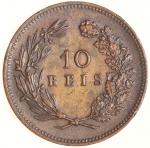 Moeda de Portugal: 10 Réis 1892  - Bronze