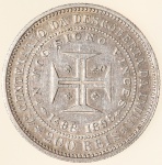 Moeda de Portugal: 200 Réis 1898 -  Prata