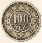 Moeda de Portugal: 100 Réis 1900