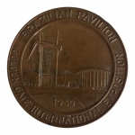 Medalha Golden Gate International Exposition - Brazilian Pavilion*EE UU do Brasil, 63mm, Gravador: S.G. Shreve. Catalogo: KP36B.