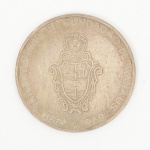 NUMISMÁTICA, uma (1) medalha confeccionada em PRATA, comemorativa ao Tricentenário da Fundação deManaus, 1669 a 1969, fundador Francisco da Mota Falcão, Prefeito Paulo Pinto Nery, Governador Danilo Duarte deMattos Areosa; gravador G. Carnelosso, medindo 36 mm, peso 12,8 gr., vide foto.