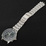 RELÓGIO, um (1) de pulso, marca SEIKO (fundada em 1881 como joalheria pelo próprio Kintaro Hattori,estabelecida em Giza, Tóquio; em 1892 passou a produzir relógios com o nome SEIKOSHA; em 1924 mudou o nomepara SEIKO; em 1969 lançou o relógio ASTRON iniciando a era de relógios quartz; em 1980 lançou o relógio quartzautomático, ainda em atividade), multifuncional, calendário inteligente, cronógrafo, movimento quartz, modeloSPORTS 150, caixa e pulseira em aço, medindo 40 mm diâmetro, falta parte da pulseira, usado, não testado e semgarantia, possivelmente demanda bateria, vide foto.