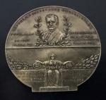 Medalha Comemorativa, Ministério da Agricultura e Comércio - Recenseamento, Ano 1822/1922, Bronze, Gravador J.Panelli, Muito Bem Conserrvada.
