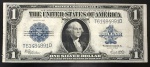 Cédula Estrangeira, USA, Valor 1 Dollar, Série 1923, Silver Certificate, Muito Bem Conservada/Soberba.