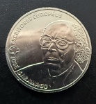 Moeda Estrangeira, PORTUGAL, Série Escritores Europeus - JOSÉ SARAMAGO ( Prêmio Nobel 1998), Valor 2,5 Euros, Ano 2013, Níquel, Flor de Cunho.