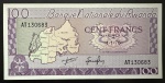 Cédula Estrangeira, RWANDA, Valor 100 Francs, Data 01/01/1976, Flor de Estampa.