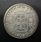 Moeda do Brasil, Colonial, Valor 320 Reis, Ano 1773, Casa da Moeda de Lisboa, 2º Tipo - SUBQ, Prata, Peso 8,5 g, Muito Bem Conservada.