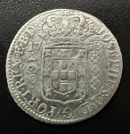 Moeda do Brasil, Colonial, Valor 160 Reis, Ano 1773, Casa da Moeda de Lisboa, 2º Tipo - SUBQ, Prata, Peso 4,44 g, Muito Bem Conservada.