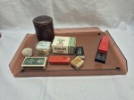 Lote diverso para escritório. Medindo a bandeja 36cm x 24cm x 2,5cm de altura.