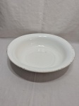 Bacia em metal esmaltado ágata. Medindo 36cm x 8,5cm de altura.