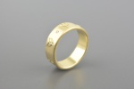 H STERN Anel em Ouro Amarelo 18k com Brilhante - Aro 12 / Largura 6mm - Peso: 6,1 gramas - Ref.:1180