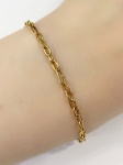 Pulseira em Ouro Amarelo 18Kt "Delicada - Peso:2,20Gr - Medida:18,0 CM