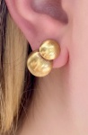 ANTONIO BERNARDO - Brinco em Ouro Amarelo 18kt  Esferas - Peso:5,40Gr