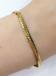 Pulseira em Ouro Amarelo 18Kt malha Italiana - Medida:18Cm de comprimento - Peso:3,20GR