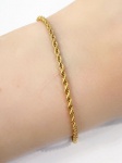 Pulseira em Ouro Amarelo 18Kt Medida:16,50Cm de comprimento - Peso:15,0Gr