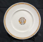 PRATO DE COLEÇÃO EM PORCELANA INGLESA W.H. GRINDLEY COM RICA DECORAÇÃO. MEDINDO 22.5 CM