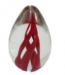 ANTIGO PESO DE PAPEL EM MURANO. MEDINDO 7.5 X 5 CM