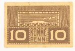 Numismática, ESTONIA. Uma Cédula P-40 10 Penni 1919