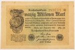 Numismática, ALEMANHA. Uma Cédula 20000000 Mark
