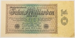 Numismática, ALEMANHA. Uma Cédula 5000000000 Mark