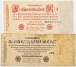 Numismática, INTERNACIONAL. Duas Cédulas GERMANY