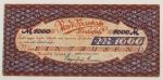 Numismática, ALEMANHA. Uma Cédula NOTGELD Bielefeld 1000 Mark