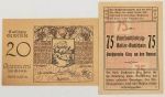 Numismática, AUSTRIA. Duas Cédulas NOTGELD