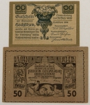 Numismática, AUSTRIA. Duas Cédulas NOTGELD