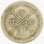 Numismática, INGLATERRA. Uma Moeda de Prata KM#834 1 Florin 1929