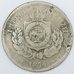 Numismática, Brasil. Moeda de 200 RÉIS 1874