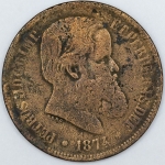 Numismática, Brasil. Moeda de 40 RÉIS 1874