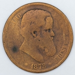 Numismática, Brasil. Moeda de 40 RÉIS 1878