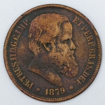 Numismática, Brasil. Moeda de 40 RÉIS 1879
