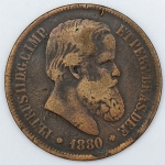 Numismática, Brasil. Moeda de 40 RÉIS 1880